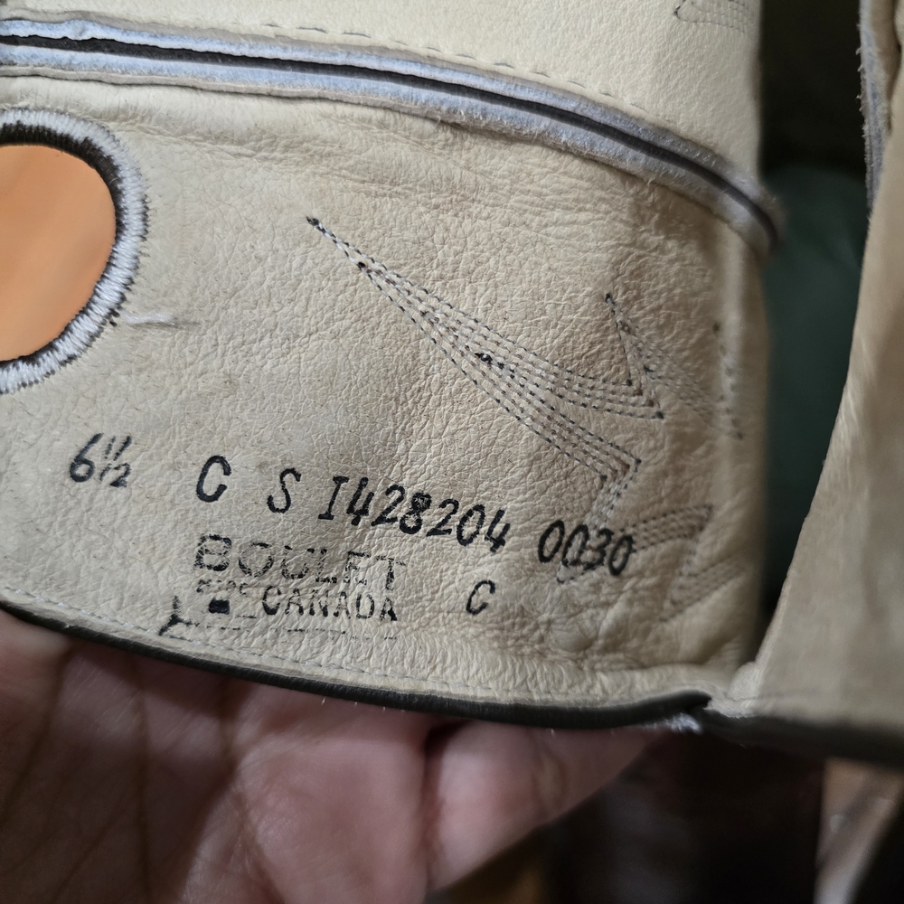 Beige and Brown Leather Boots - Picture 11 of 12
